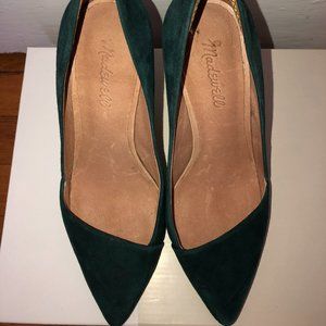 Madewell Mira Heel - Forest Green